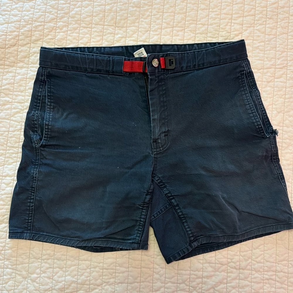 Topo Designs Climber Short M / 6” inseam Navy/Red